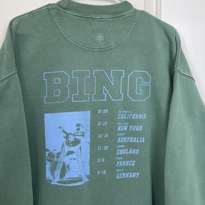 Anine Bing Cody Sweatshirt, Live Bing - Size Small